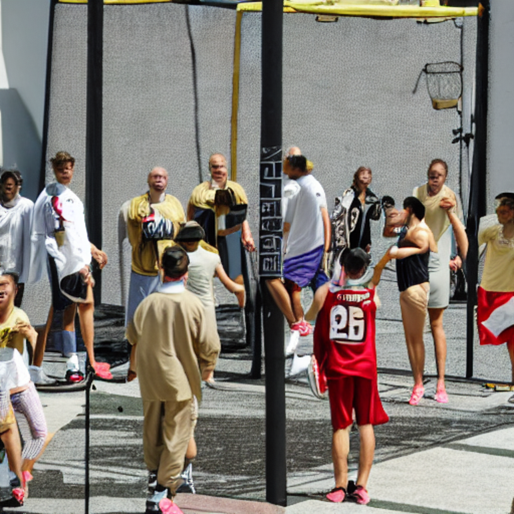 White vintage SUV on dirt road through redwoods