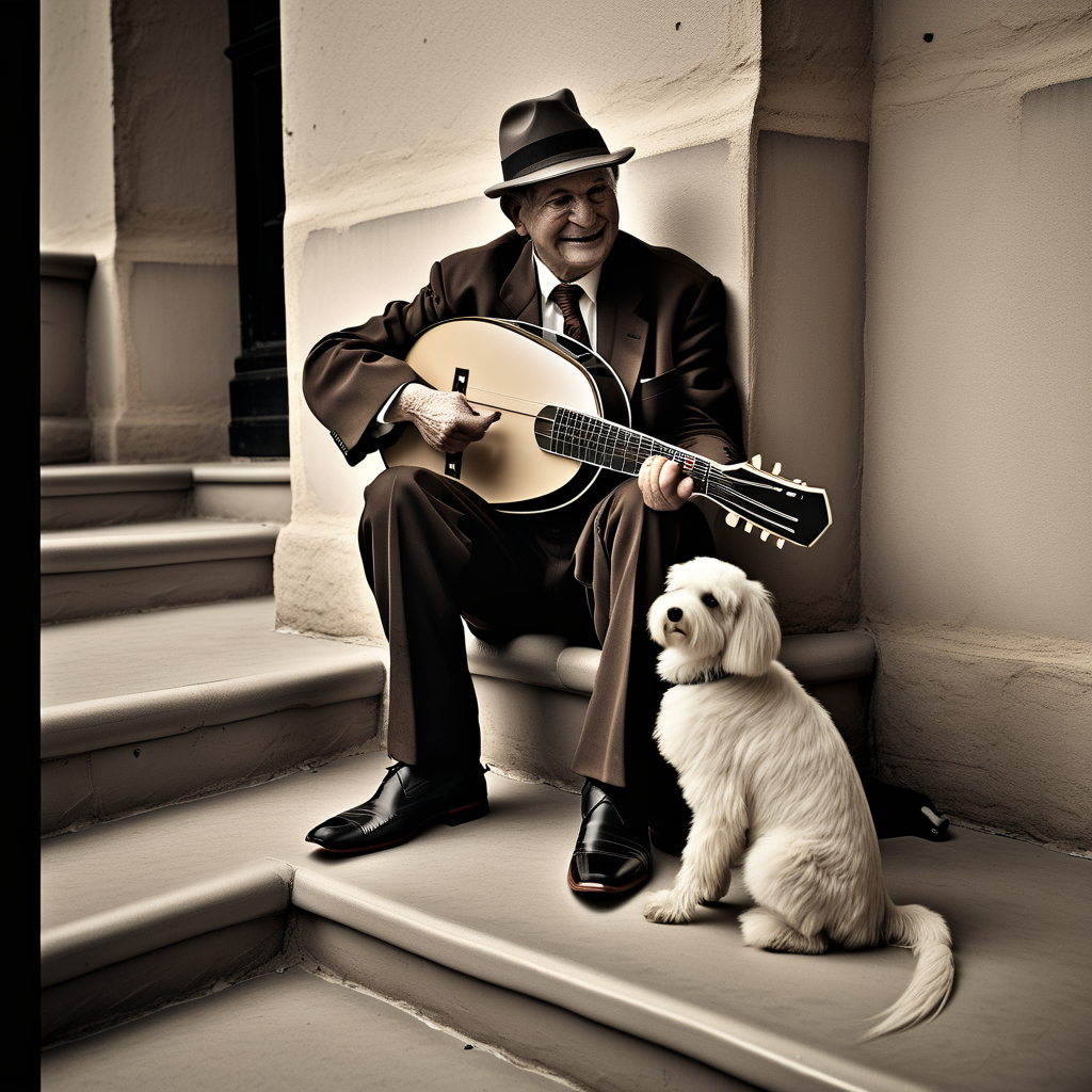 White vintage SUV on dirt road through redwoods